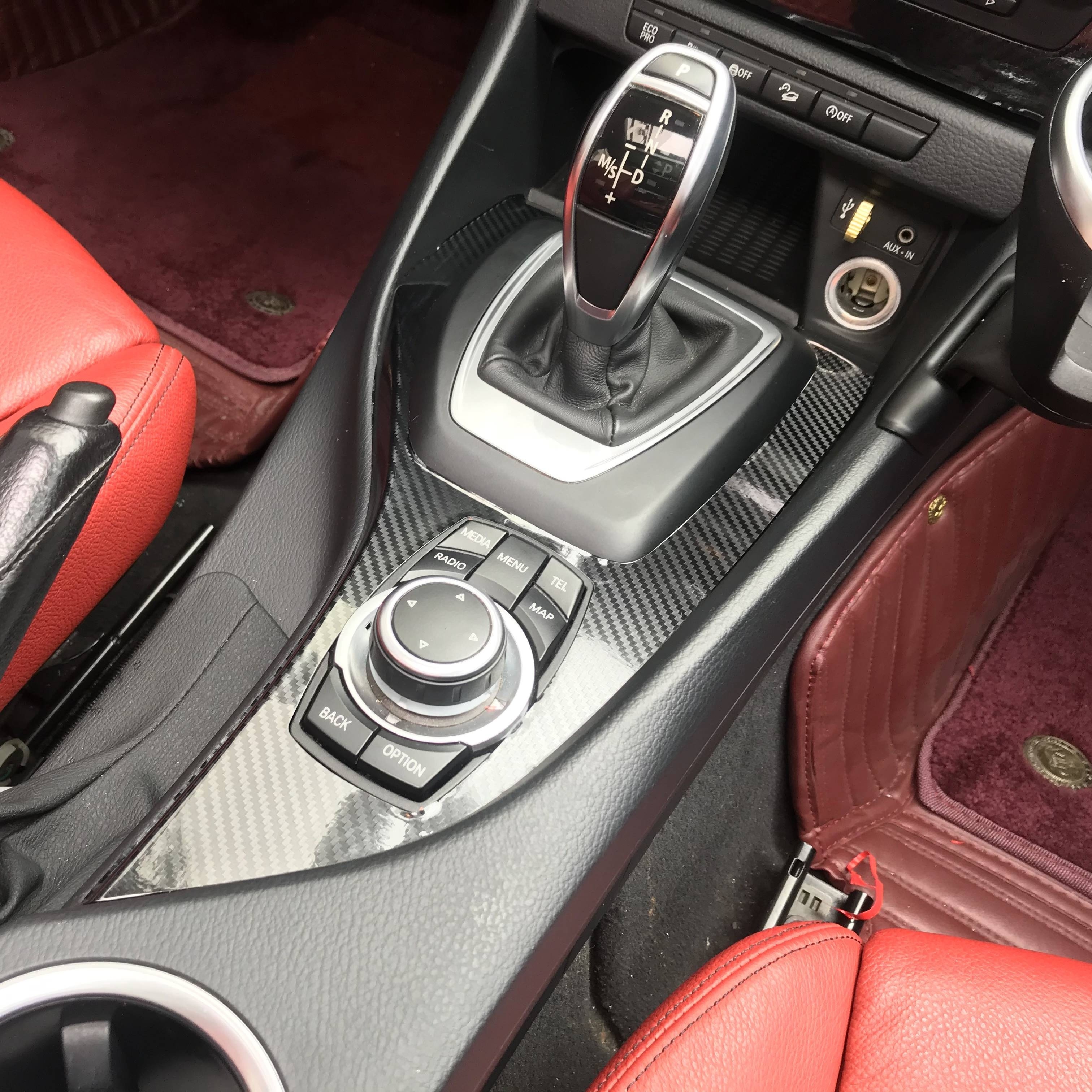 X1 E84 2010-2015 インテリア中央制御パネルドアハンドル 3d 5d カーボンファイバーステッカーデカールカースタイリングアクセサリー  | 最新のトレンドをショップ | Temu Japan