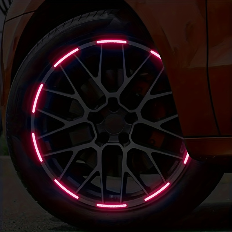 Kaufe 20 Stücke Auto Rad Reflektierende Aufkleber Reifen Dekoration  Aufkleber Radnabe Reflektierende Aufkleber Personalisierte Körper  Leuchtende Aufkleber