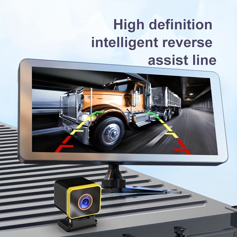 10 36 Inch 4ch Dvr Car Dash Cam Driving Recorder Parking Monitor 4k Touch Screen  Truck Monitoring System Support Mp5 Player With 1080p Cameras  Automotive Temu Bulgaria