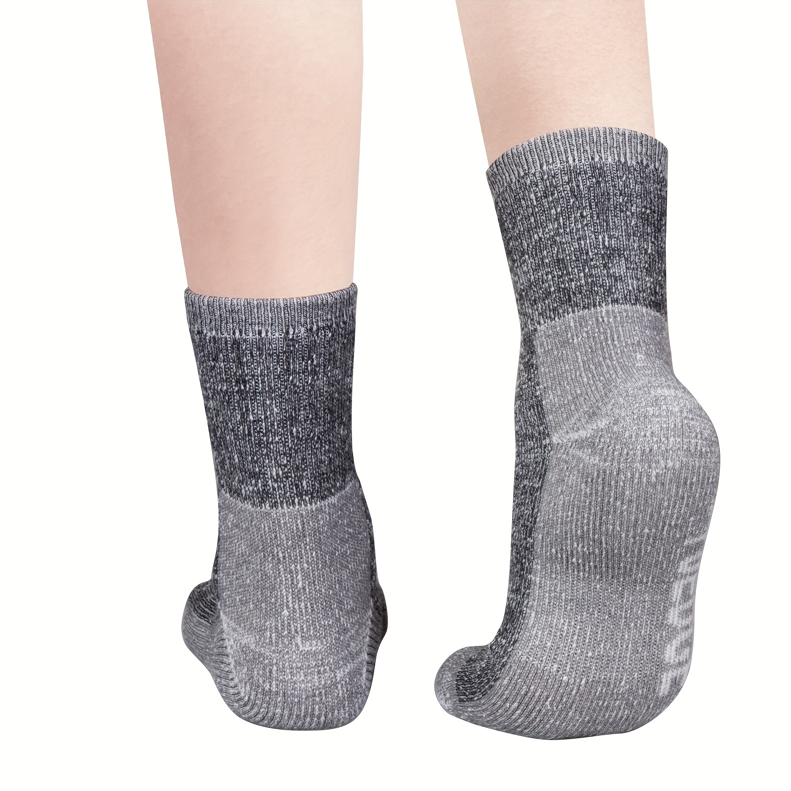 Men's Solid Thermal Socks Comfy Breathable Casual Socks - Temu
