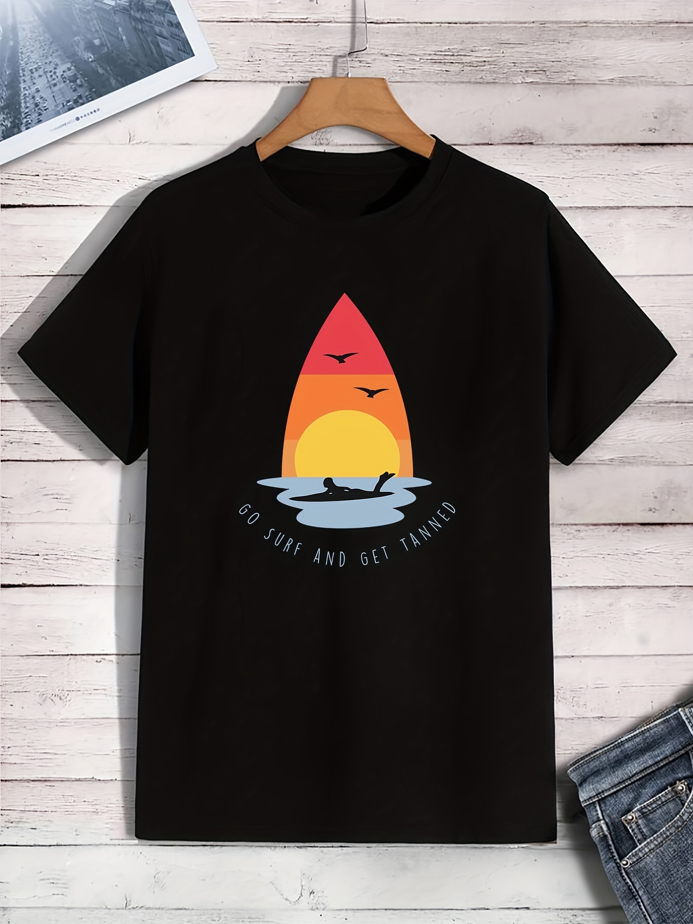 Playera para surf online hombre