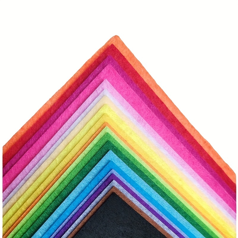 20 Piezas 30x30cm Tela Fieltro Diy Colores Mezclados - Temu Chile
