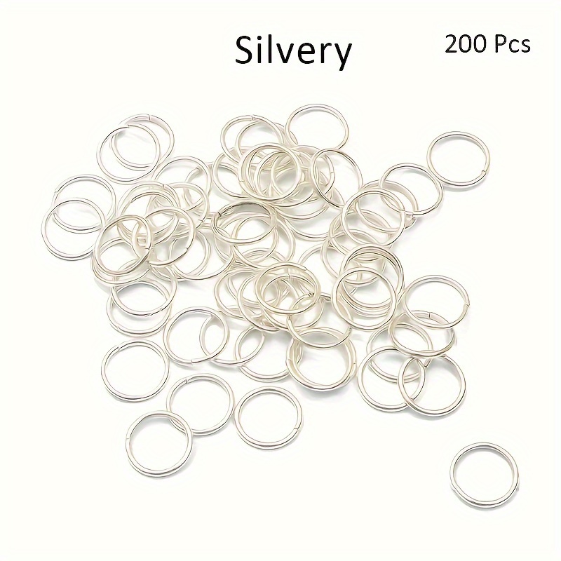 60pcs 925 Sterling Silver Jump Rings, 4mm 5mm 6mm Assorted Size Jewelry  Jump Rings Connectors Open Jump Rings for Jewelry Making Earrings Keychains  Bracelets 