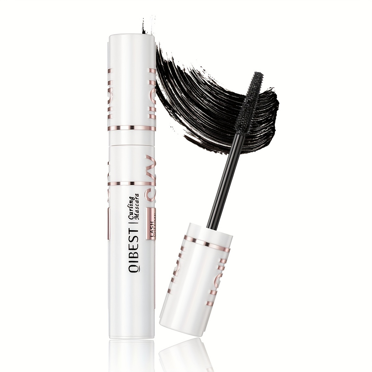 

Mascara Waterproof And Sweat Proof, Smudge Proof, Lengthening And Thickening, Curling Double Effect Styling Mascara Contains Plant Squalane Formula