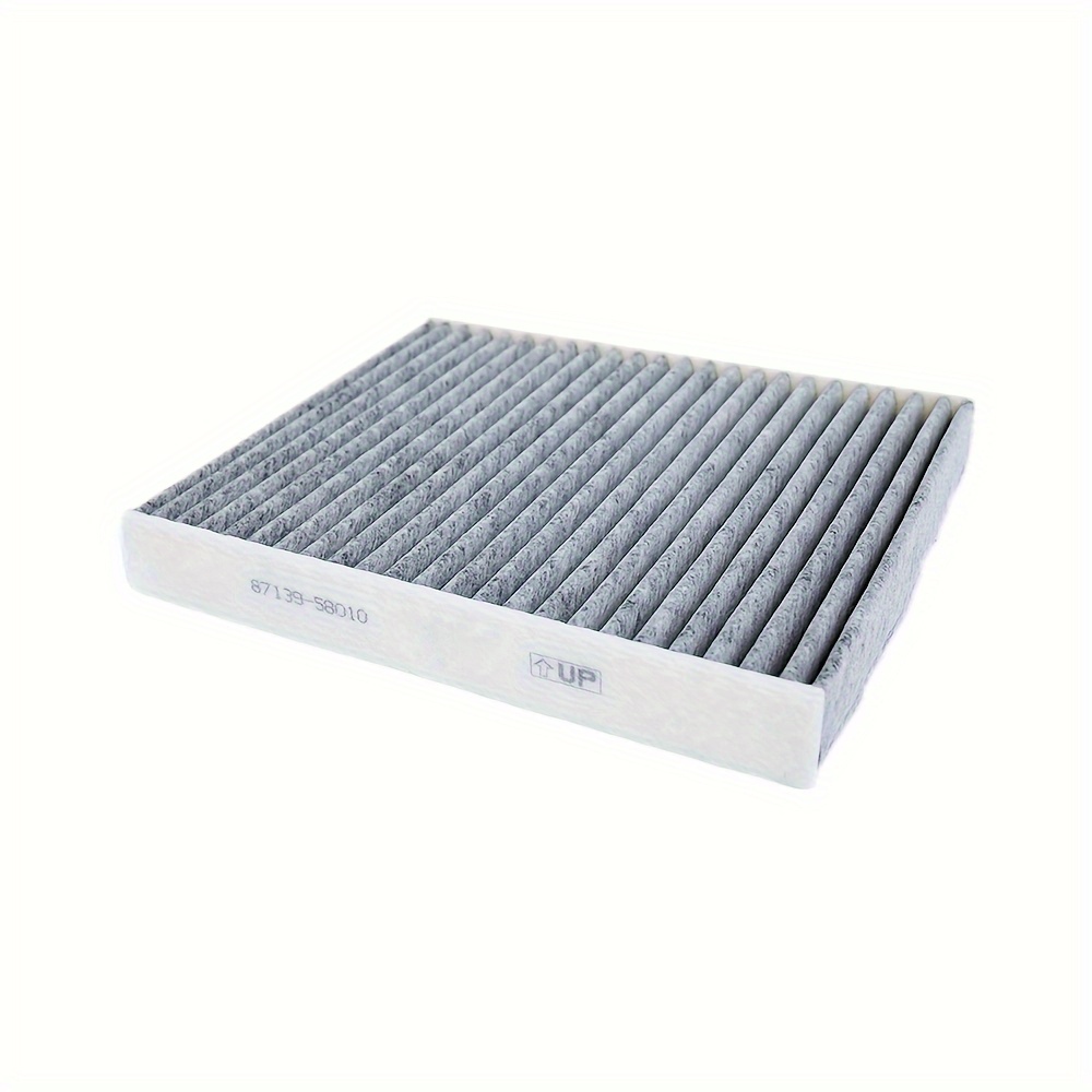 Image of 1pc Cabin Air Filter With Activated Carbon - For Avalon, Camry,, Corolla, Highlander, Prius, Rav4, Sienna, & For Es, Rx, Ux, For , Outback, For - Premium Pp Material For Vehicle Performance