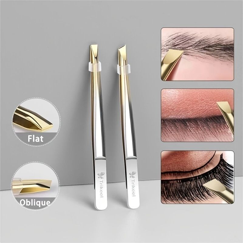 1pc Eyebrow Tweezer Stainless Steel Hair Removal Tweezers Slant Flat Pointed Precision Tweezer For Eyebrows Facial Hair Splinter And Ingrown Hair Removal Beauty Tools | Free Shipping For New Users | Temu 1pc Eyebrow Tweezer Stainless Steel Hair Removal Tweezers Slant Flat Pointed Precision Tweezer For Eyebrows Facial Hair Splinter And Ingrown Hair Removal Beauty Tools | Free Shipping For New Users | Temu