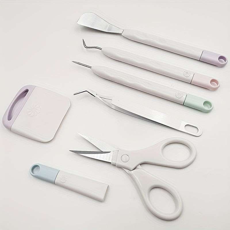 Cricut Basic Tool Set Spatula Weeder Scraper Scissors Tweezers Scrapbooking  Craf