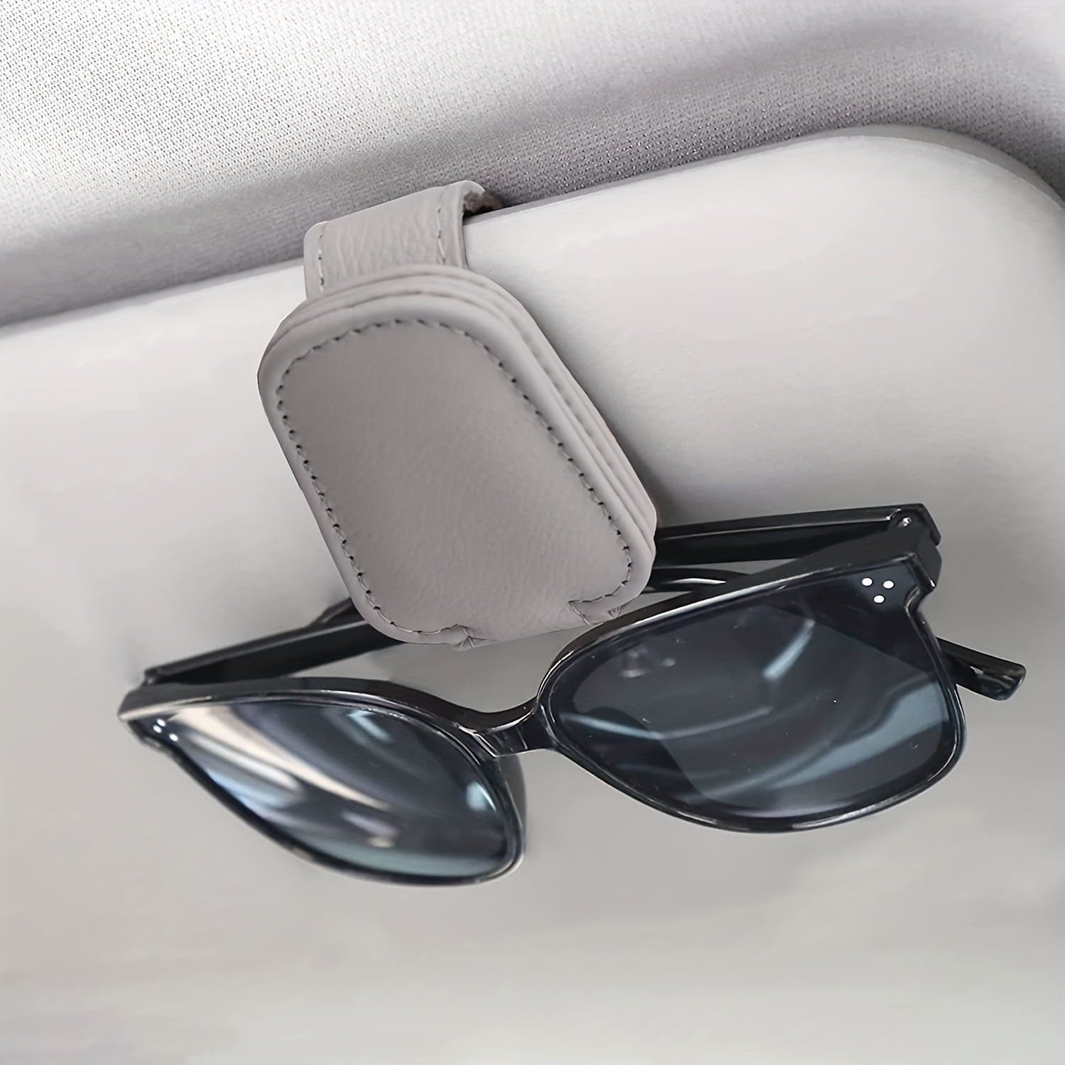 Soporte Gafas Sol Visera Coche Clip Soporte Gafas 2 Paquetes - Temu