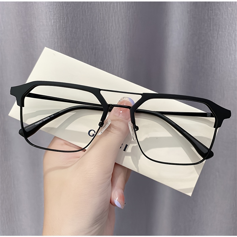 Vintage Twin Beam Aviator Glasses Anti Light Glasses