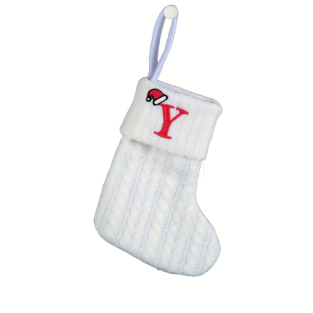 St. Nicholas Square 21-in. Initial Stocking sock  Y  CHRISTMAS