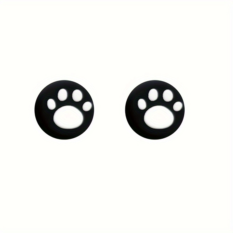 2pcs Silicone Thumb Grip Cap Cover Thumb Stick Joystick For Ps3 Ps4 Ps2 1 360 S Ps4 Cat Print Dog Paw