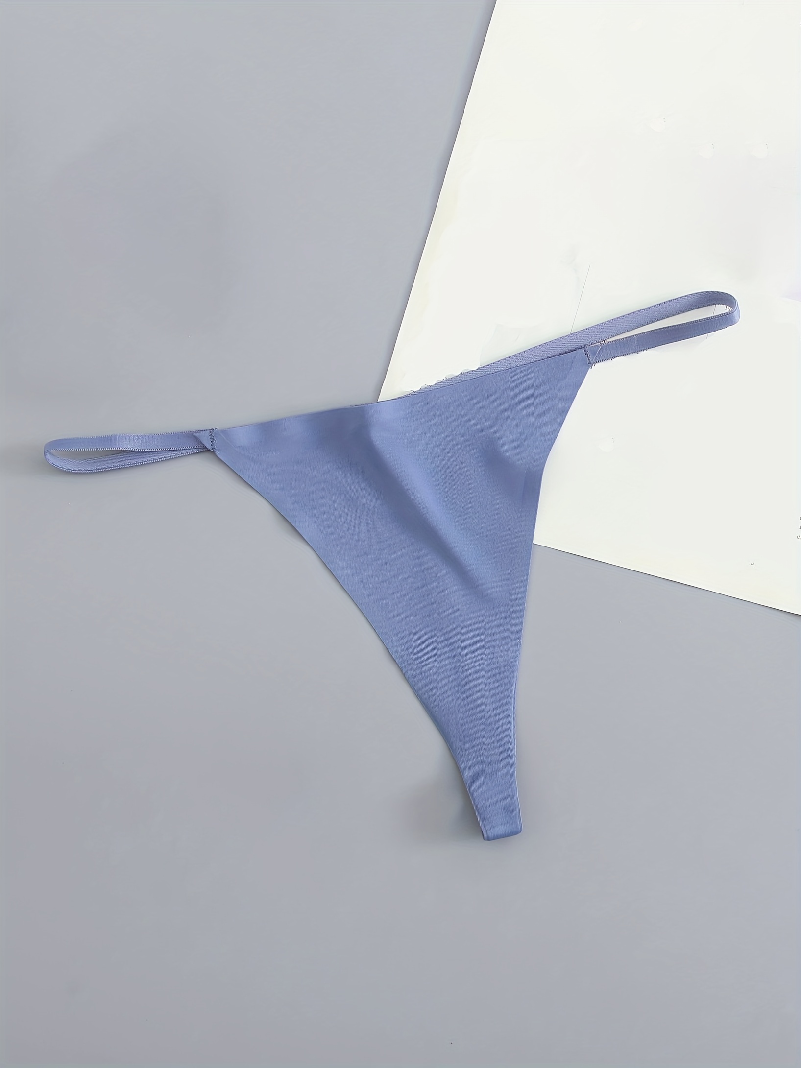 5pack Seamless Thin Straps Thong Panties, Sexy & Comfortable Intimates  Panties, Women's Lingerie & Underwear