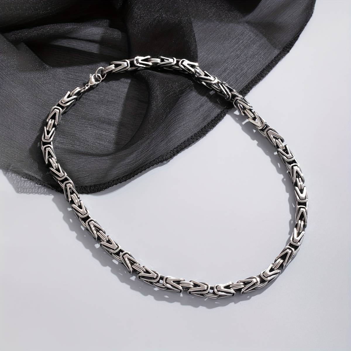 6 Mm Black Round Zirconia & Black Stainless Steel Stud Earring | In - Foto 8