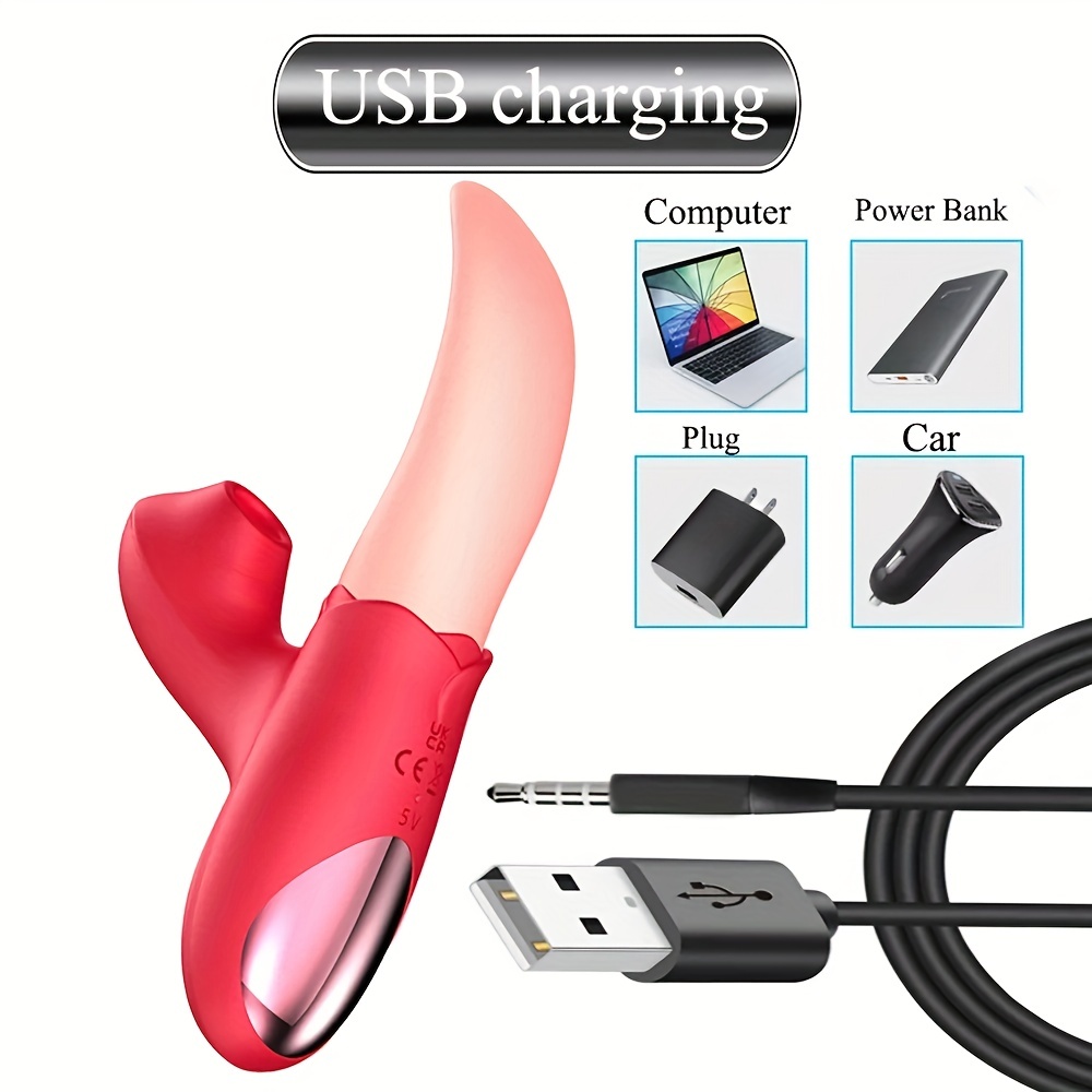 excite yourself 1pc sucking rose vibrator for tongue licking   vagina massage adult   toys details 5