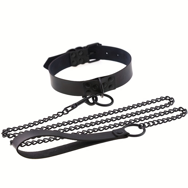 PU Leather Collar Choker Punk Rock Gothic Necklace