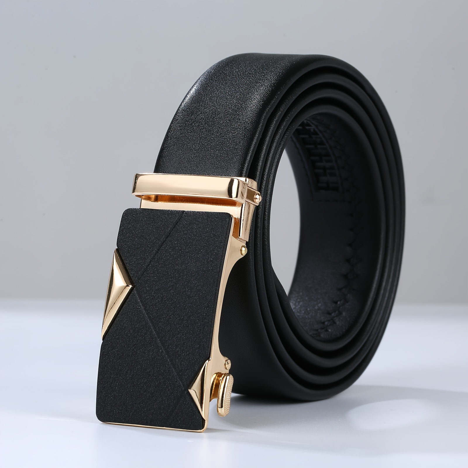 Mens Fashion Automatic Buckle Belt - Jewelry & Accessories - Temu