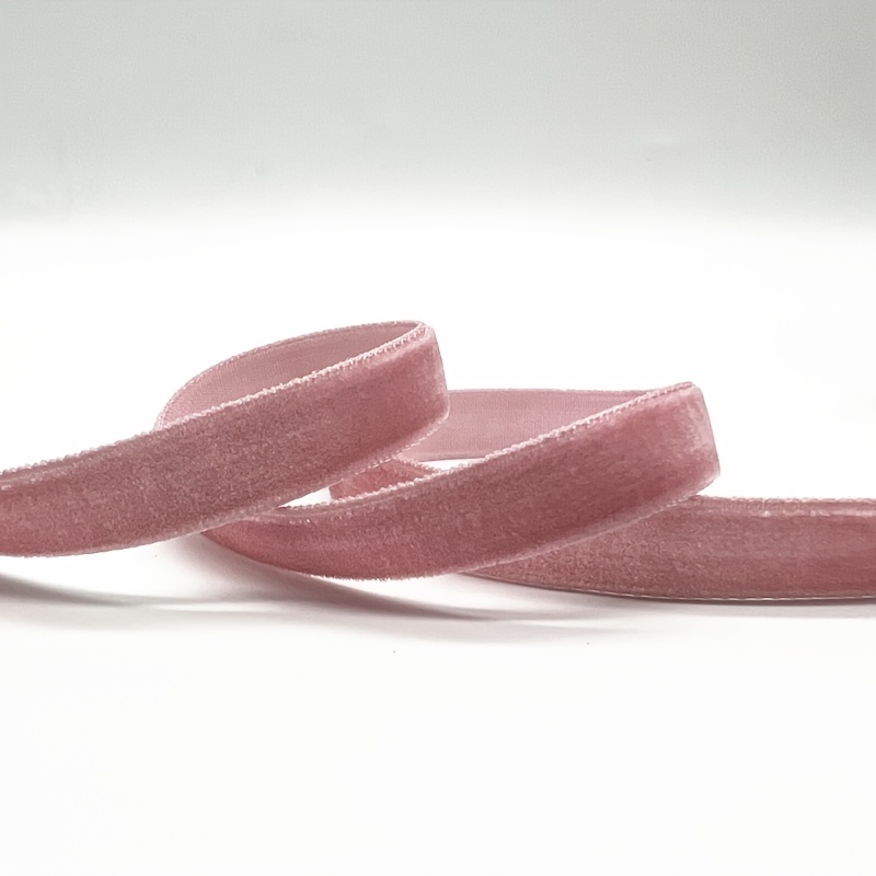 1/8 Cotton Candy Pink Velvet Ribbon