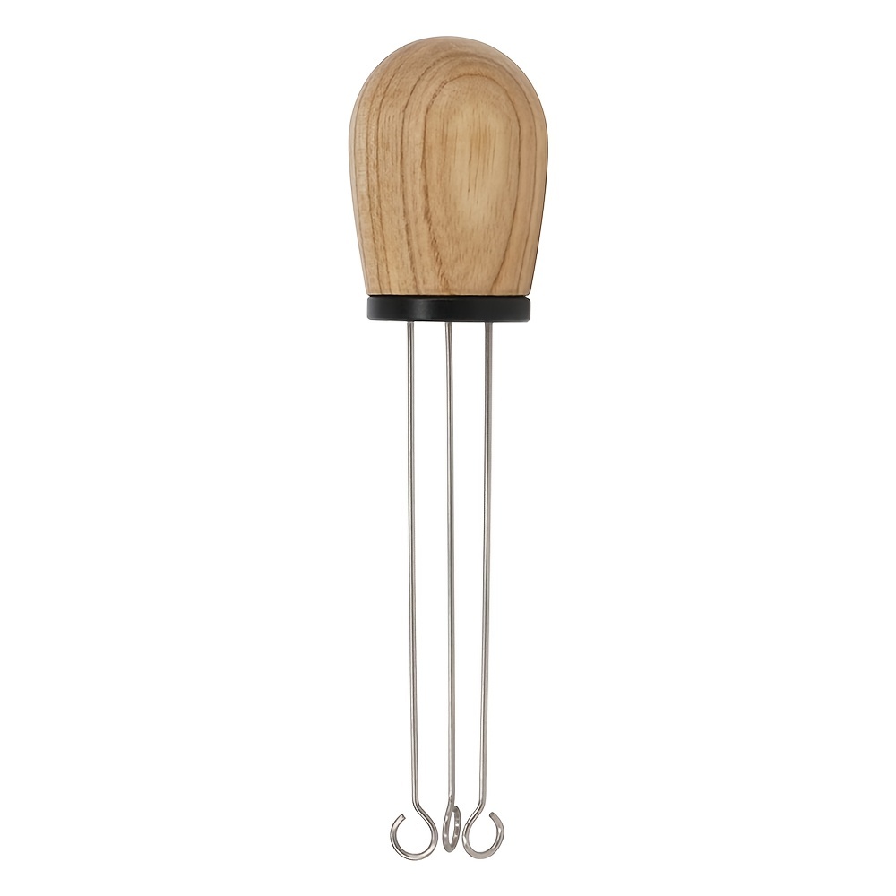 Wooden Espresso Coffee Stirrer Needle Coffee Tamper Distributor