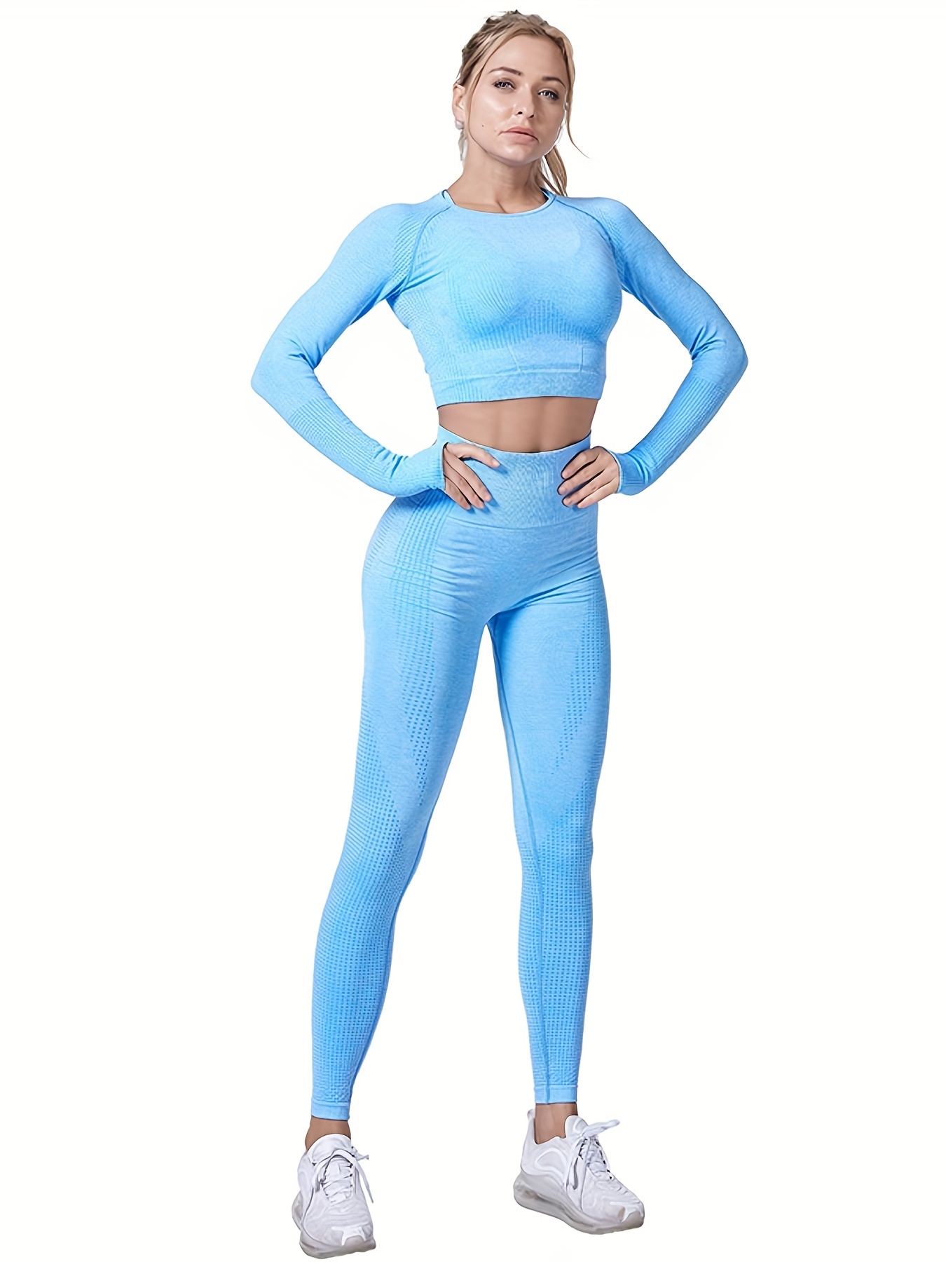 Breathable Yoga Leggings, Solid Color Fitness Sports Tight Pants, Women's  Activewear
