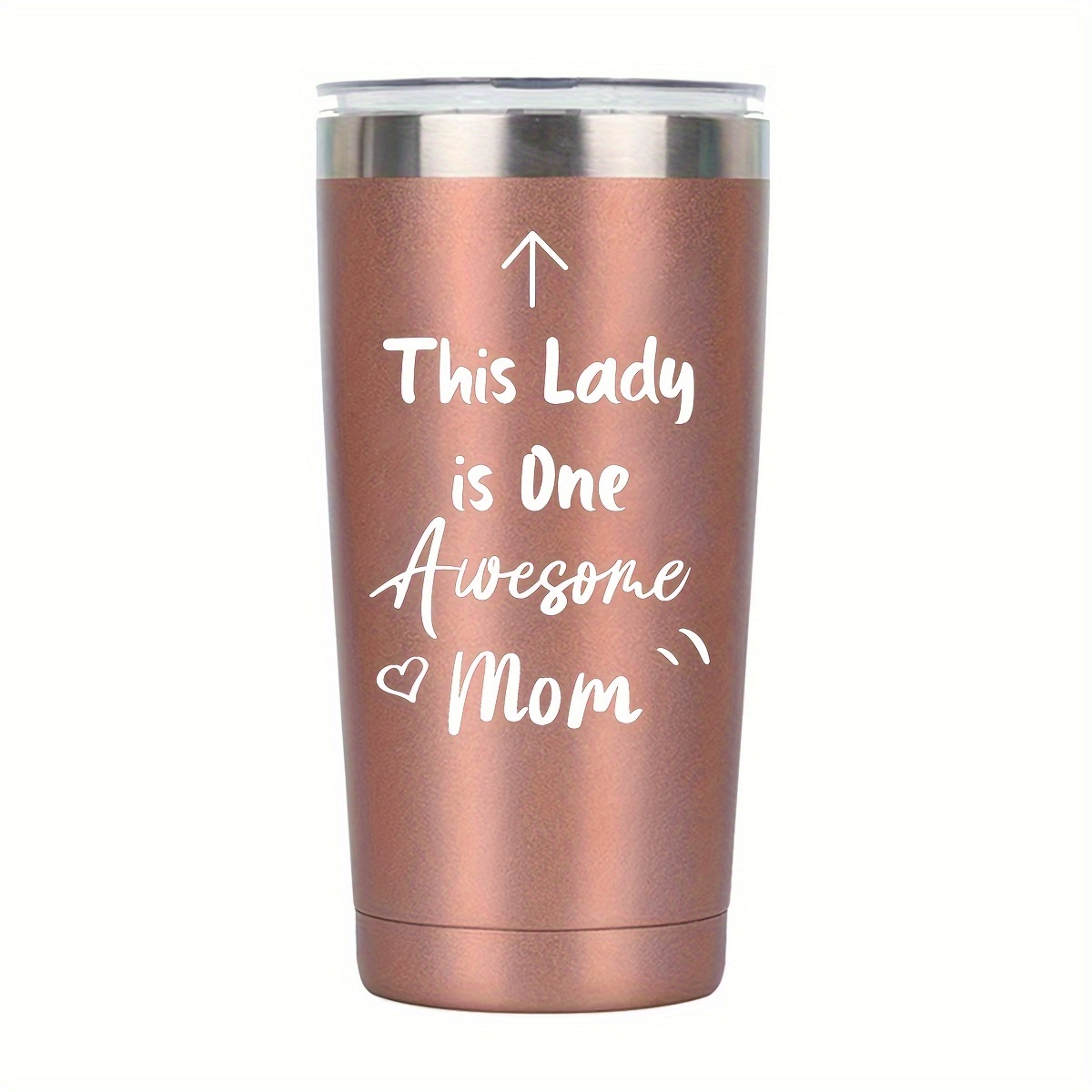 One Awesome Mom Tumbler, Novelty Mom Tumbler, Funny Cup, Unique Gifts For  Mom, Women, Best Mom Gifts From Daughter, Son, Husband, Birthday Present  Idea For A New Mother, Wife, Her - Temu