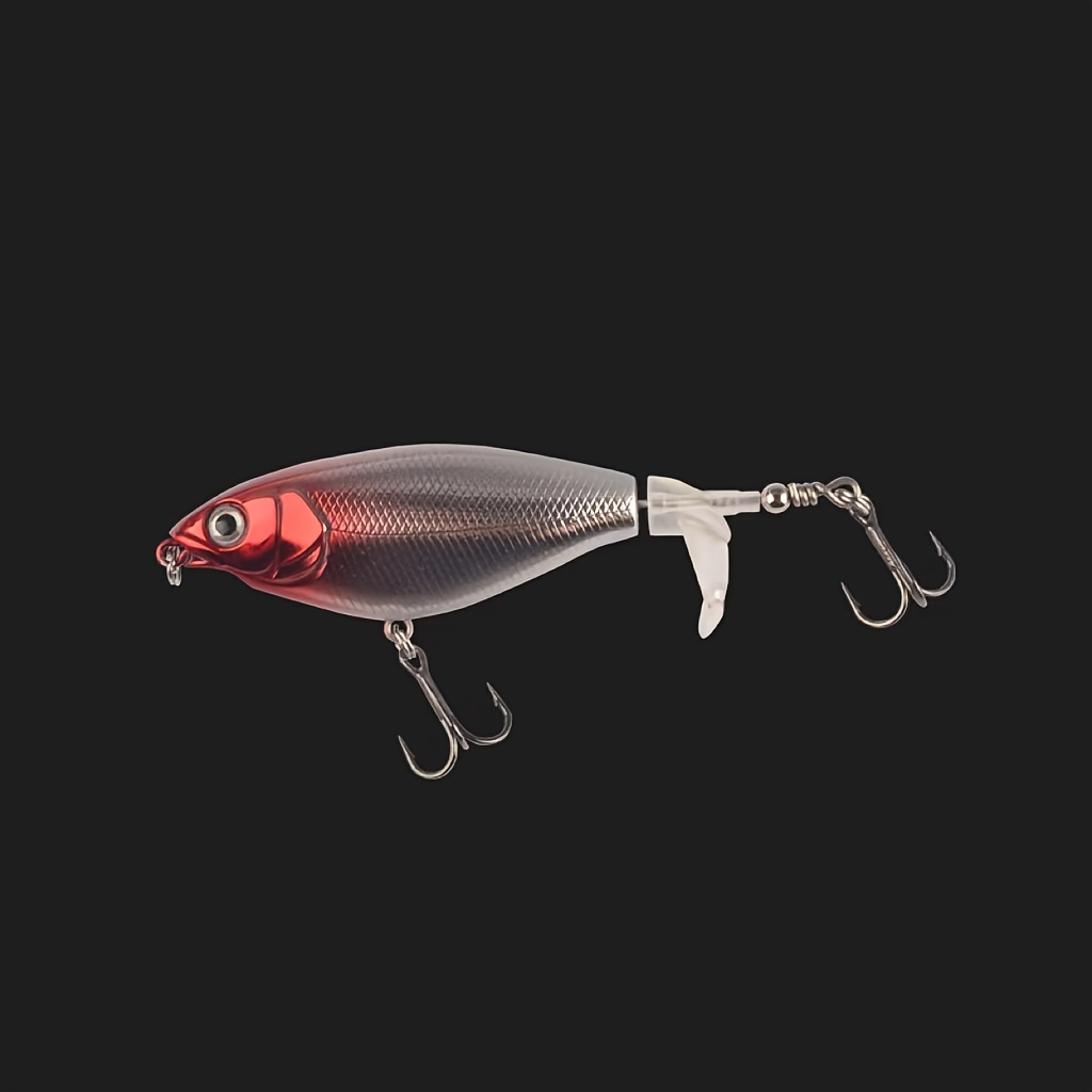 Floating Propellers Tail Popper Bait Artificial Plastic Hard - Temu