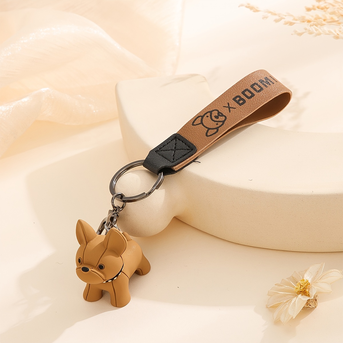 Cute Dog Puppy Keyring Charms For Women Keychain Fashion Cute