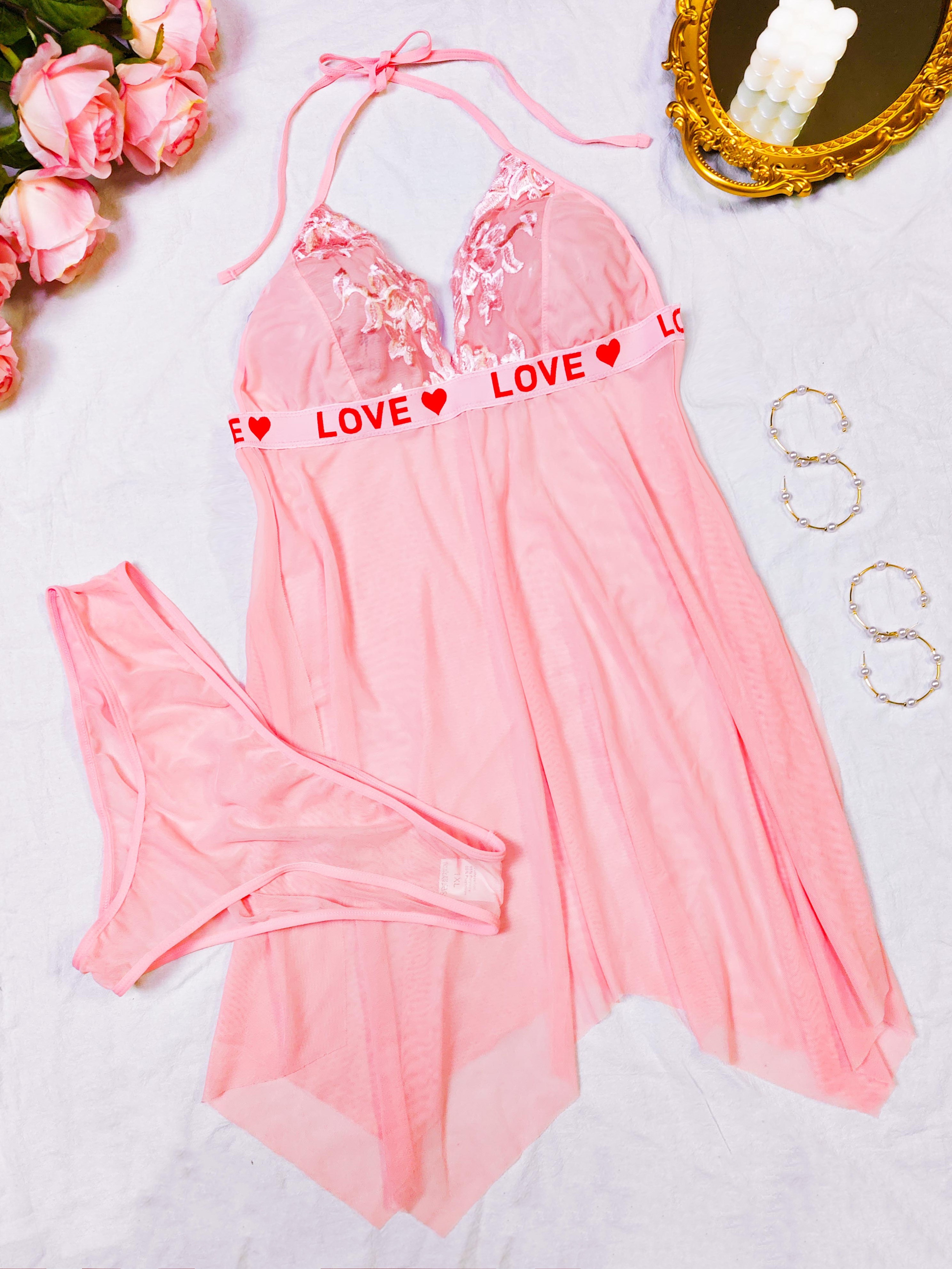 Women's Valentine's Day Naughty Lingerie Dress Plus Size - Temu Canada