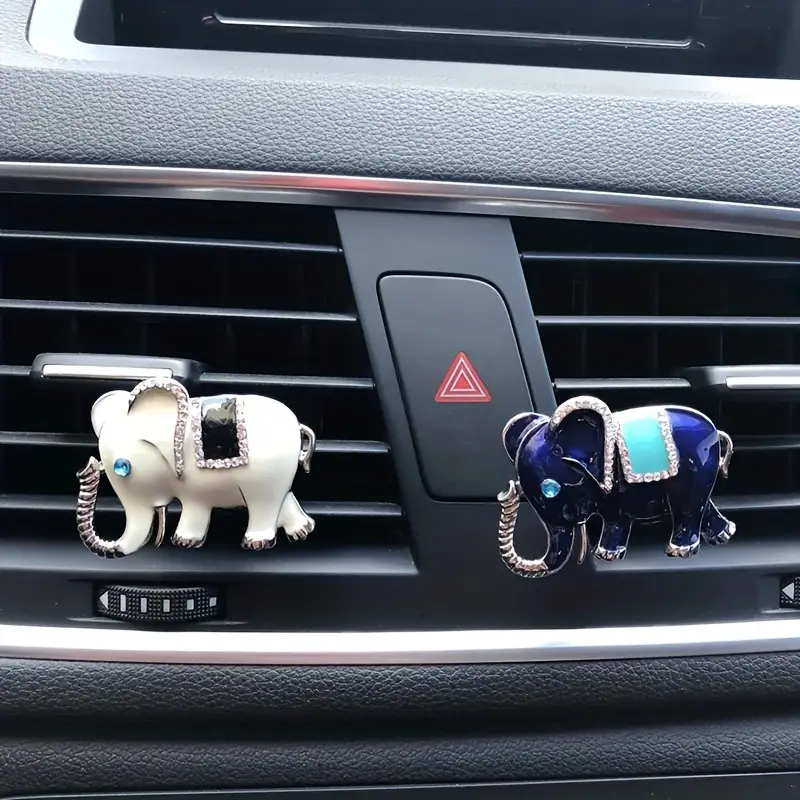1pc Car Ornament Car Aroma Diffuser Car Air Fresheners Vent Clip Auto  Perfume Car Accessories Elegant Elephant Flavouring Car Decor, Find Great  Deals