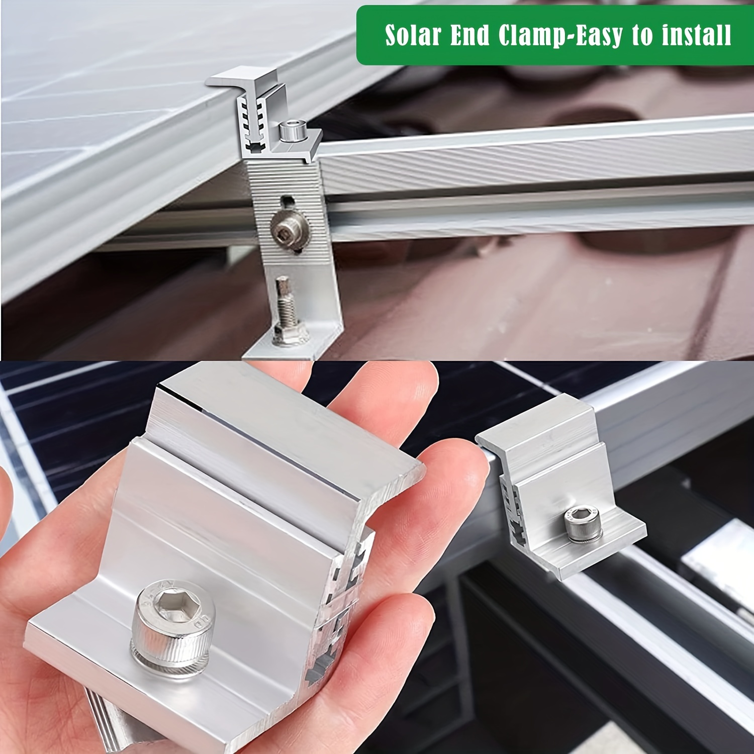 end-clamp for photovoltaic modules