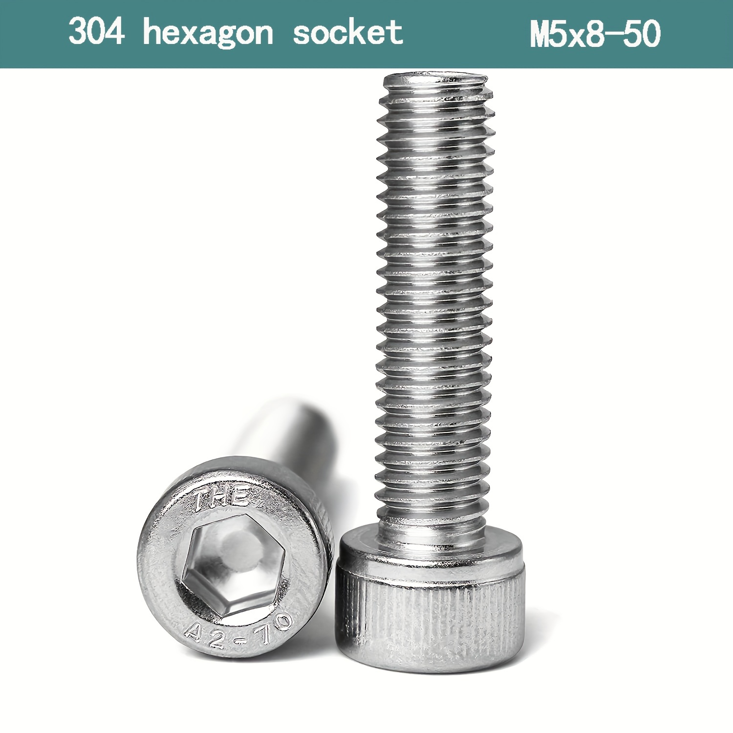 Stainless Steel Inner Hex Screw M 5*20 Cylindrical Head Stud - Temu Canada