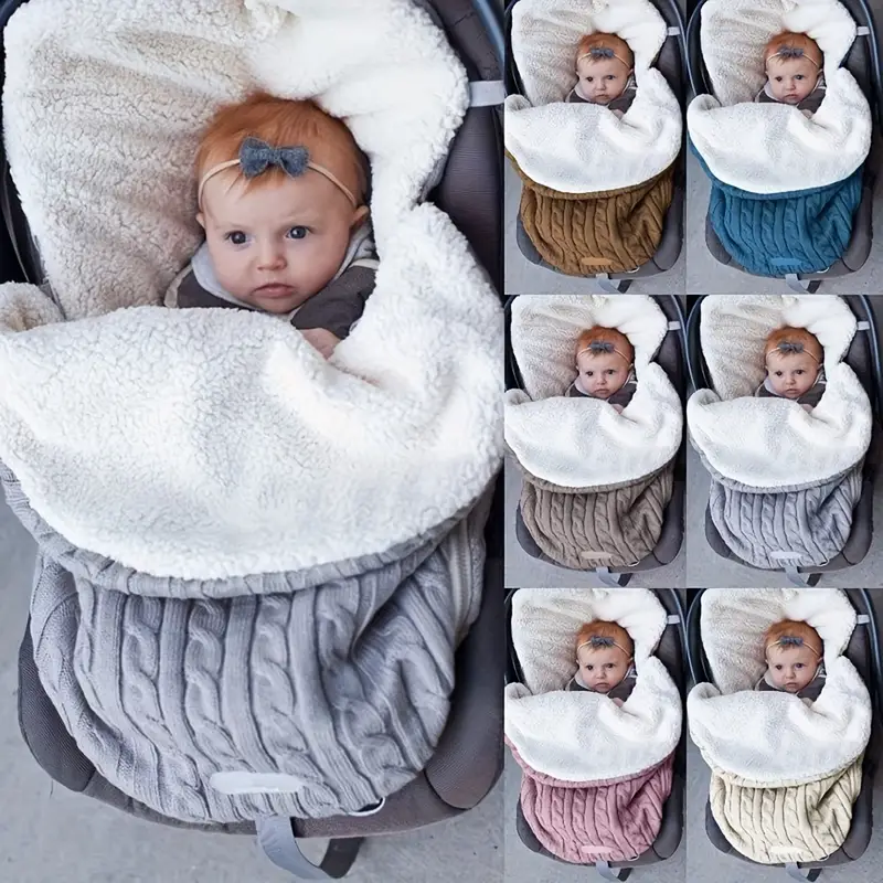 Baby Nursery Swaddling Blankets Baby Stroller Sleeping Bag - Temu