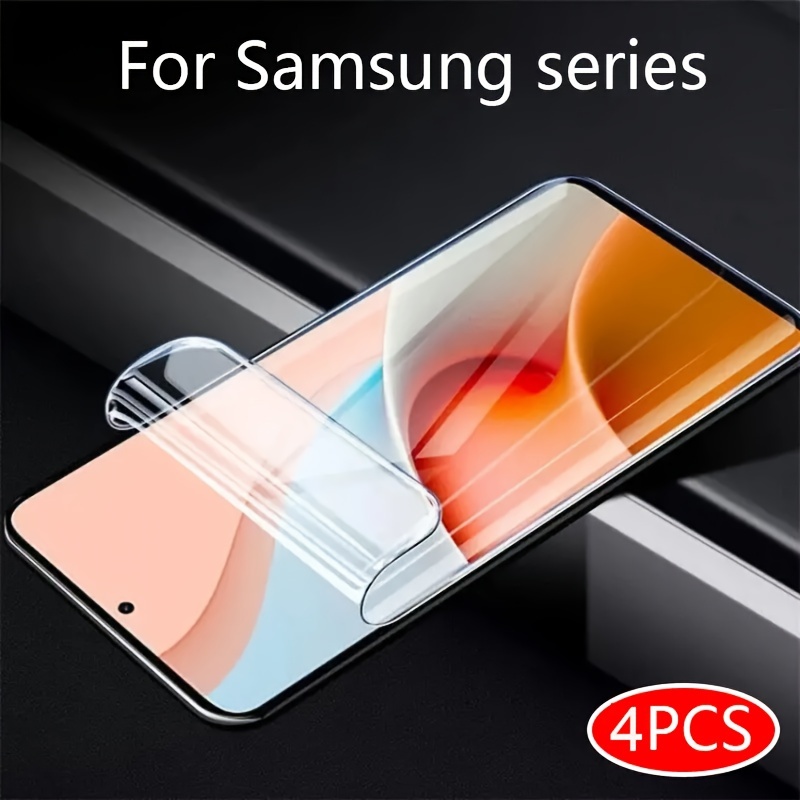 

4 Full Coverage Soft Hydrogel Film For Samsung Galaxy S24 S23 S22 S21 S20 Ultra Plus Fe Screen Protector - Full Coverage!