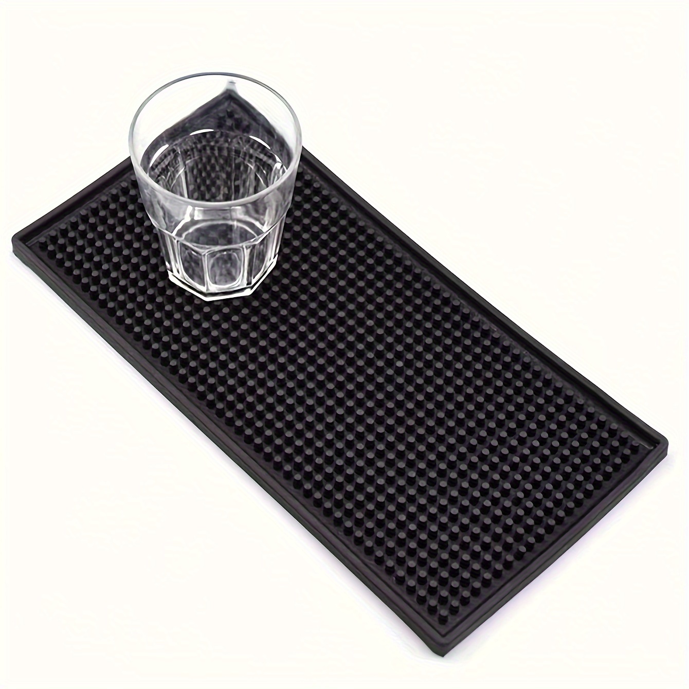 Rubber Bar Service Spill Mat - Black