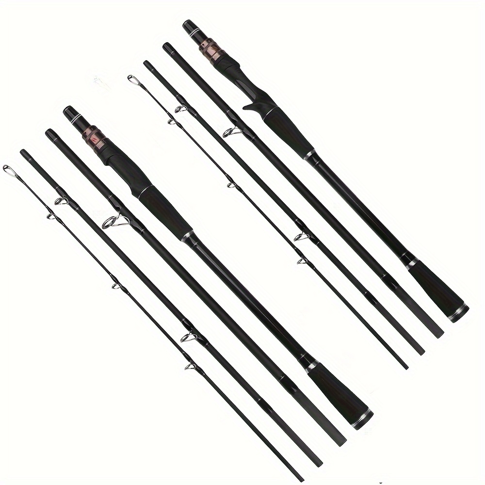 Telescopic Fishing Rod 1.8M 2.1M Ultralight Carbon Fiber Spinning/Casting Rod  Rod Travel Rod 5-10LB Fishing (Size : Spinning 180cm) (Casting 210cm) () :  : Sports & Outdoors