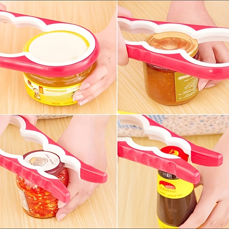 Multifunctional 1 Jar Opener, High Quality Bottle Gripper Opener For Weak  Hands With Silicone Handle, Use For Bottle , Can Lids, Bean Cans, Pickle  Bottle , Soda Or Soft Drink - Temu