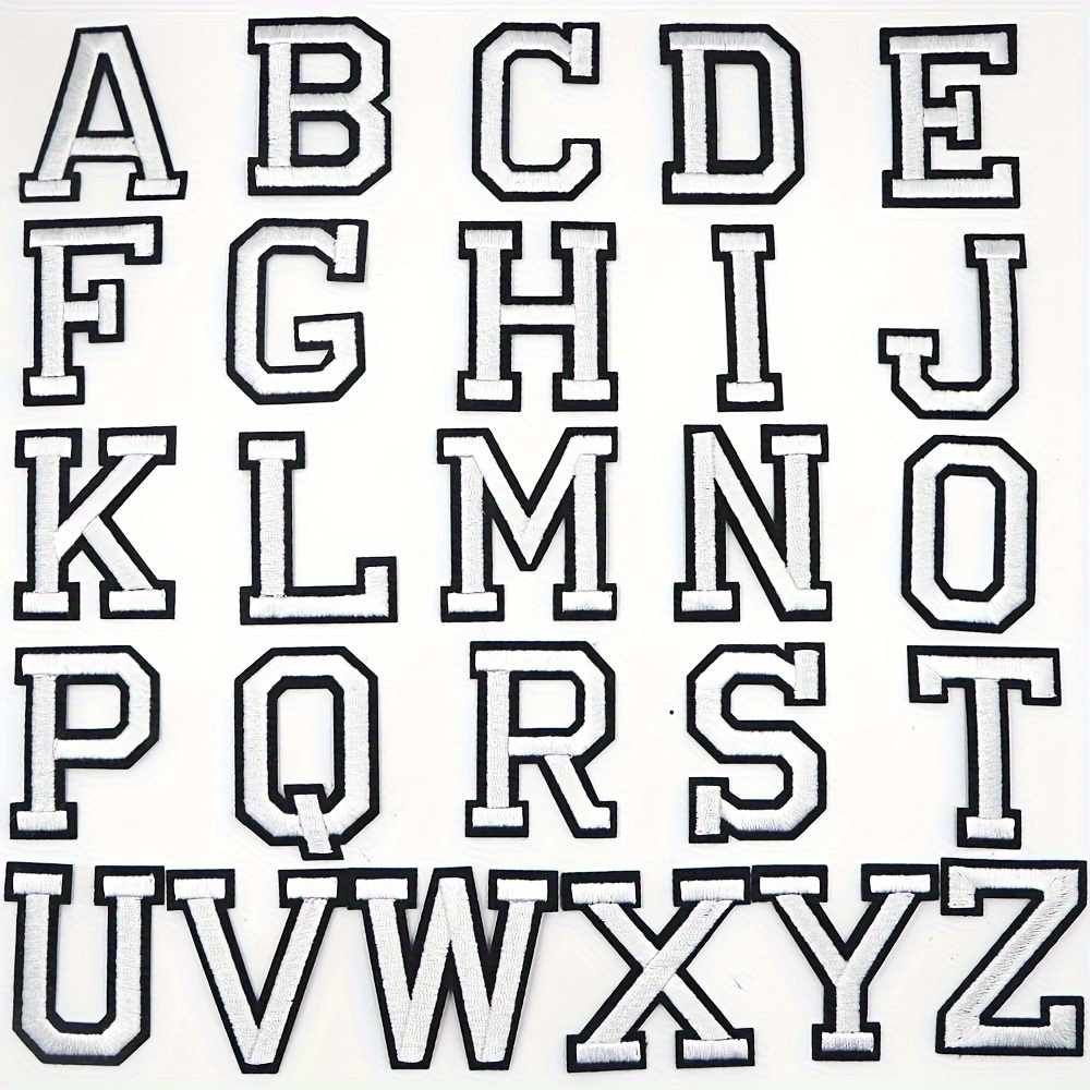 Alphabet A To Z Stereoscopic No Edges Diy Patches Iron On - Temu