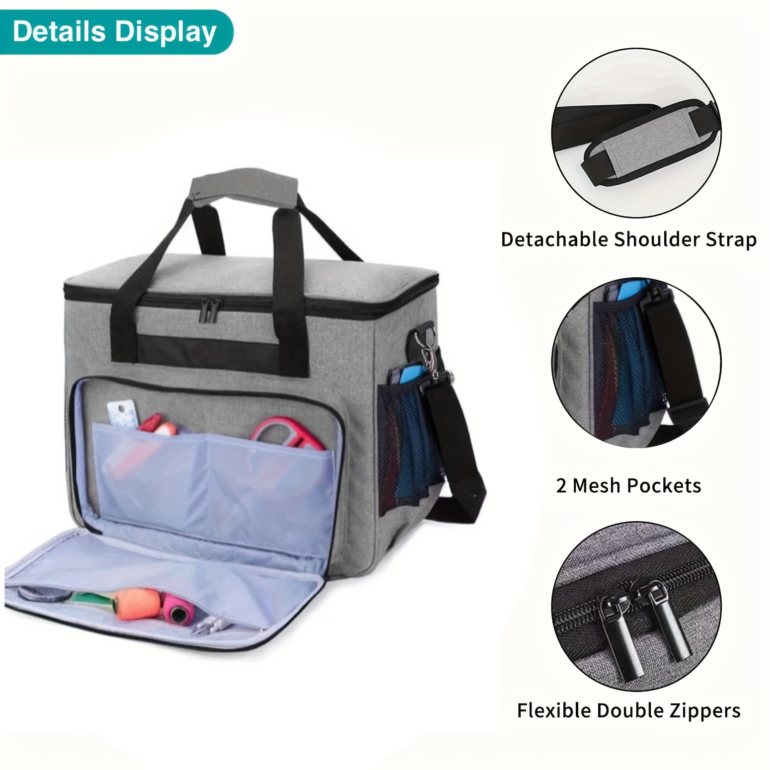 Sewing Machine Case Sewing Machine Carrying Bag with Removable