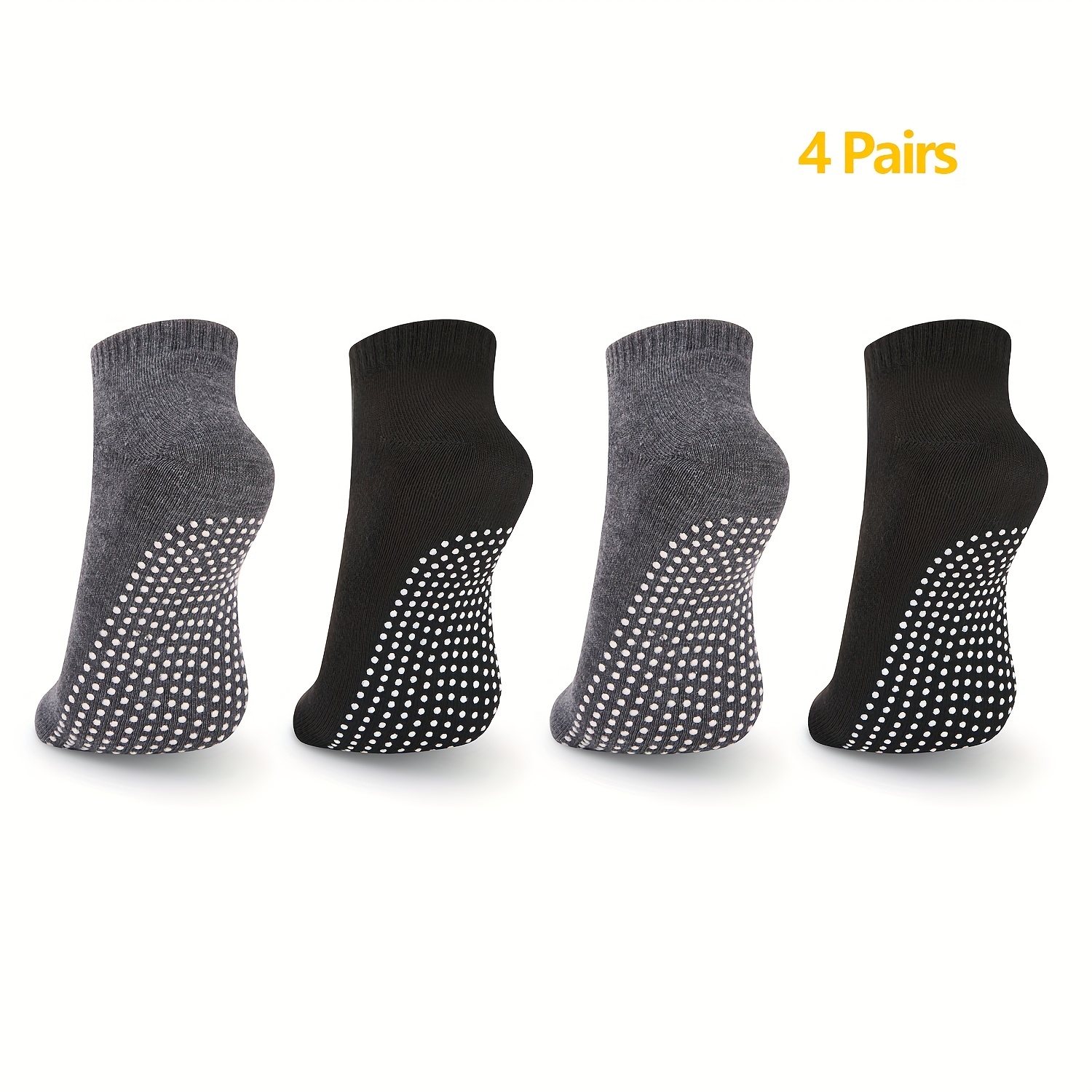 Solid Color Non Slip Yoga Socks Comfy Low Cut Socks Youth - Temu