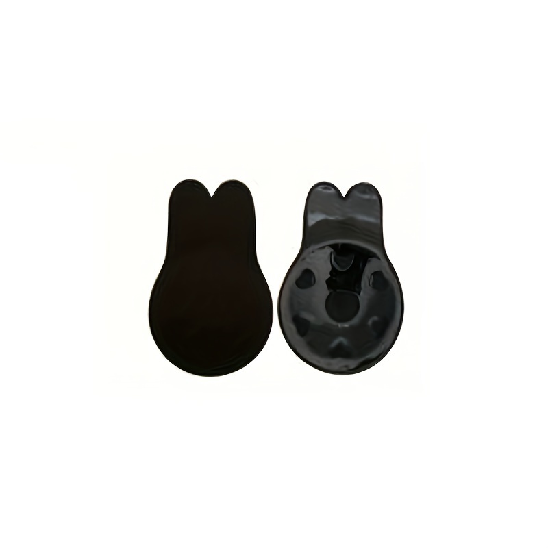 Silicone Invisible Breast Stickers, Breathable Rabbit Ear Bra Cups, Wireless Adhesive Bra Accessories in Various Colors and Models, Hand Washable or Dry Clean, No Print Design, Comfortable Undergarment, Playful Underwear, Flexible Underwear