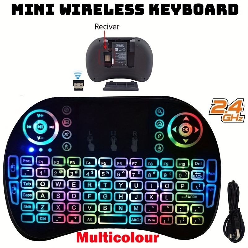 Mini teclado inalambríco Keyboard como conectarlo por Bluetooth en tus  Smart TV sin Receptor USB 