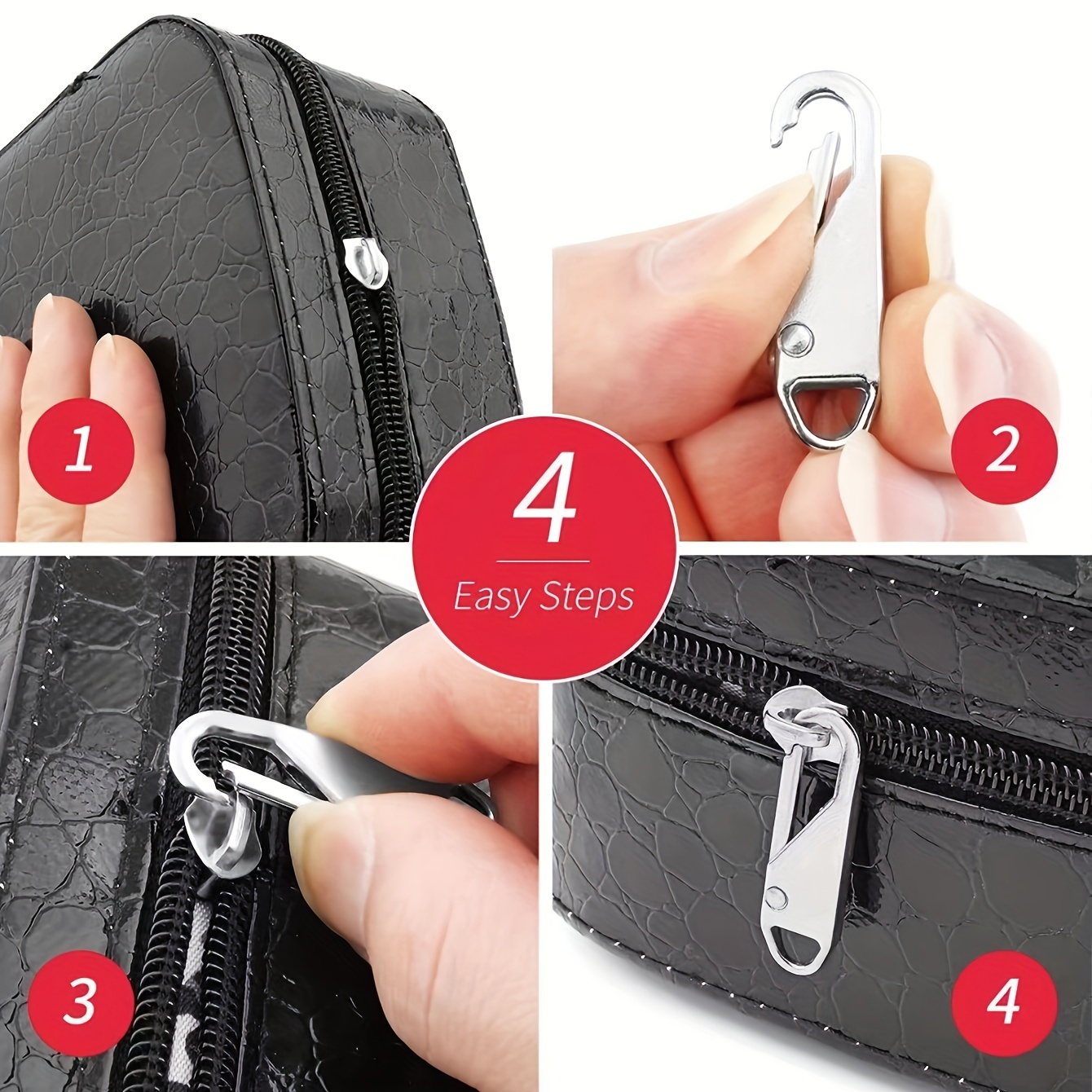 Instant Zipper Repair Kit With Universal Design Multiple - Temu