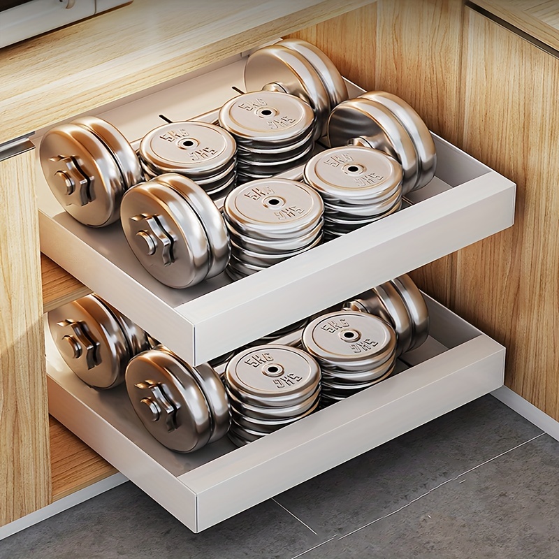 Pull out Cabinet Organizer Under Sink Dish Rack And Spice - Temu