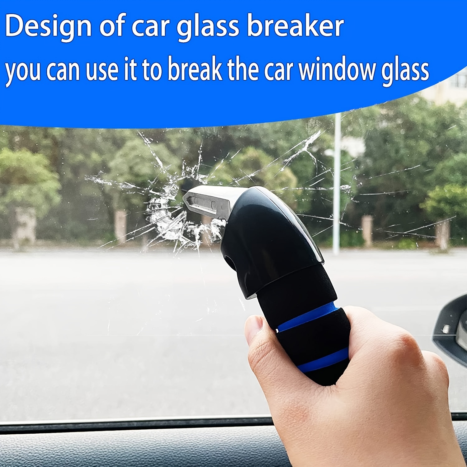 How To Jimmy A Car Doorelderly Car Door Handle Assist Bar With Safety  Hammer & Window Breaker