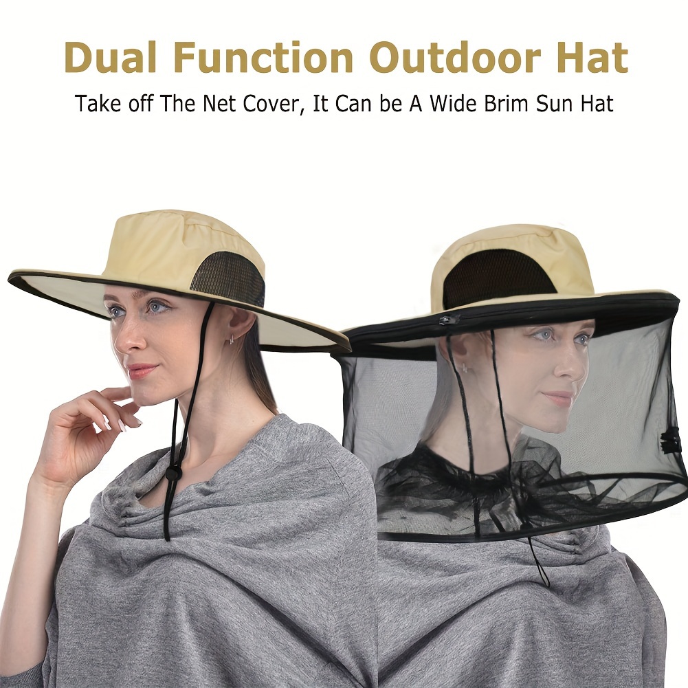 Anti mosquito Net Hat Drawstring Lightweight Breathable - Temu