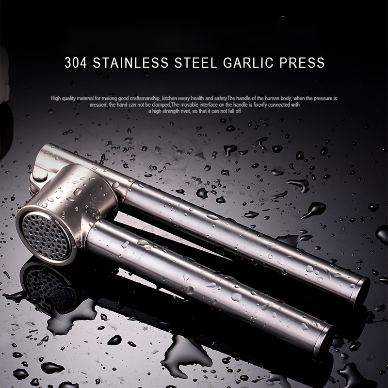 Garlic Press Stainless Steel Garlic Press Mental Garlic - Temu