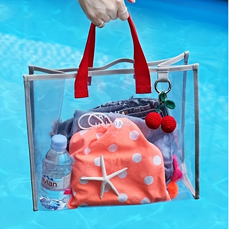 Bolsa Bolso transparente de PVC de verano, bolsos de hombro transparentes  para mujer, bolso de playa JShteea Para Estrenar