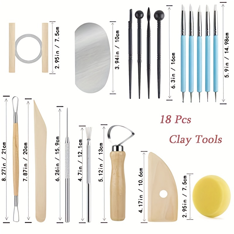 30 Pcs Polymer Clay Tools Ceramics Clay Sculpting Tools Set for Adults and  Kids. 