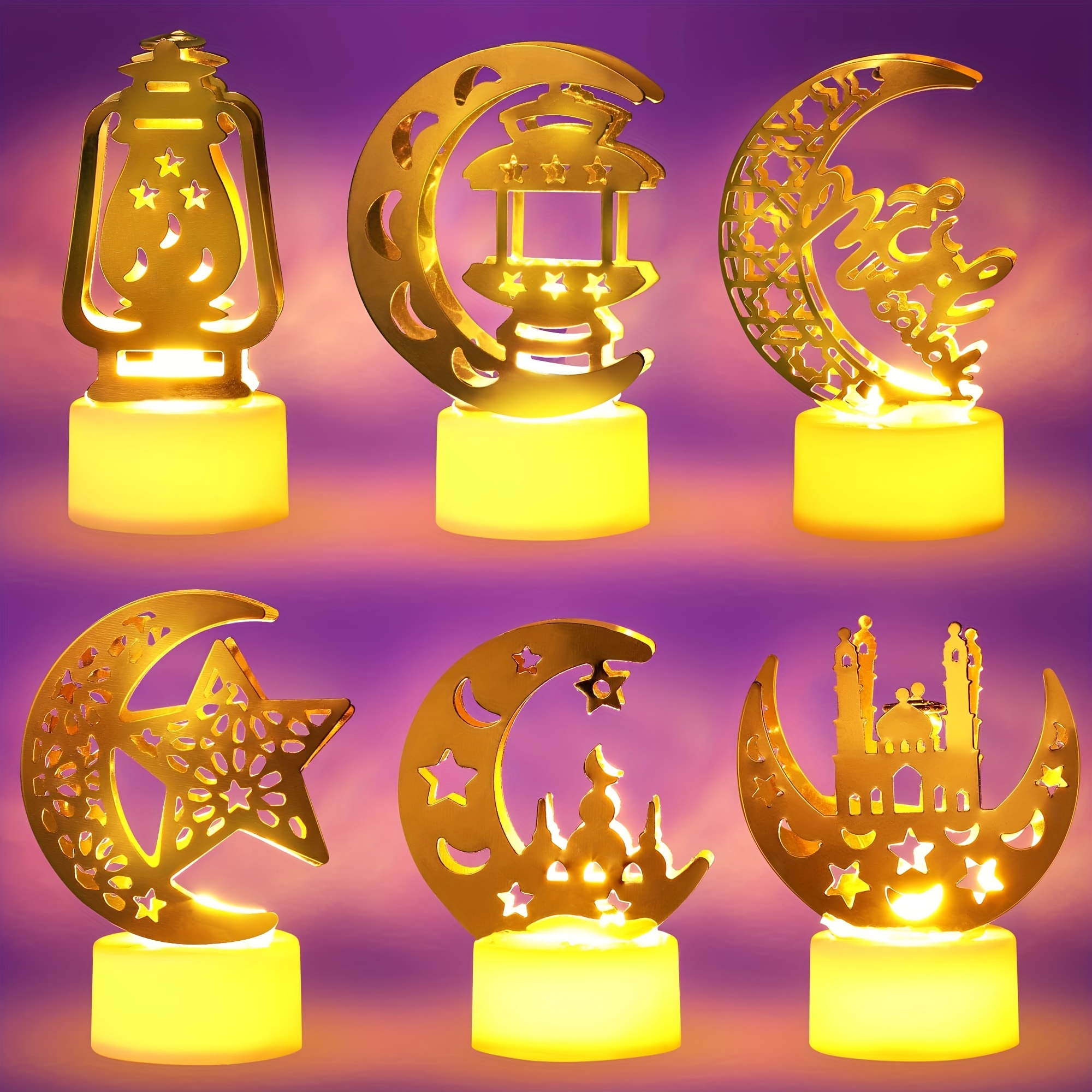1.5M 10LED Guirlande Lune Étoile Eid Mubarak, Décorations De Ramadan Pour  La Maison 2023 Ramadan Kareem Islamique Musulman Fête Eid Al Adh, Alimenté  Par Batterie (Sans Prise) - Temu Belgium