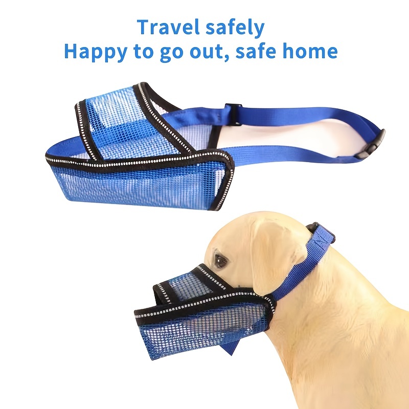 Dropship Dog Mouth Covers Prevent Eating; Licking And Biting; Adjustable  Dog Muzzle; Breathable Reflective Dog Mouth Covers. to Sell Online at a  Lower Price
