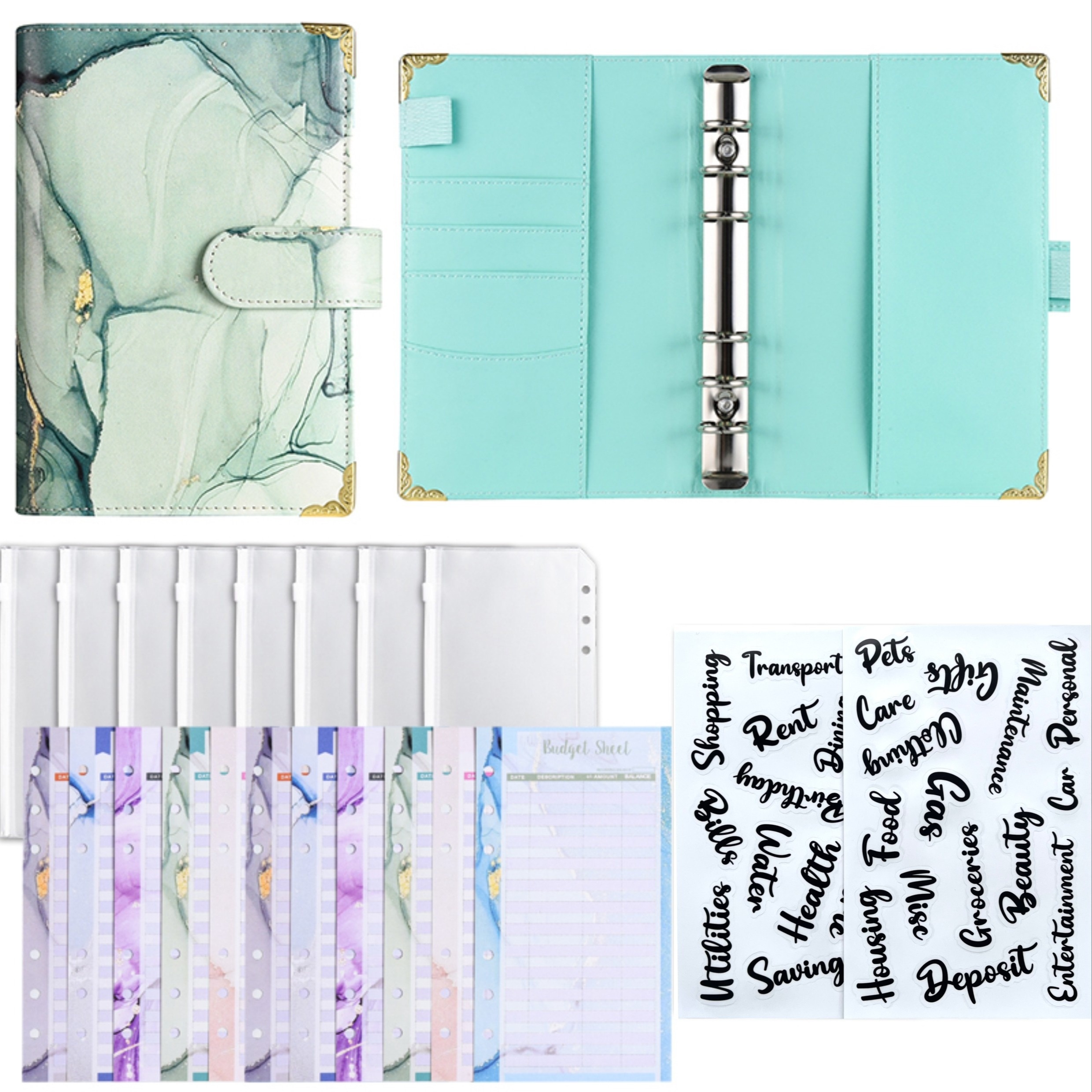 A5 Green Planner Kit